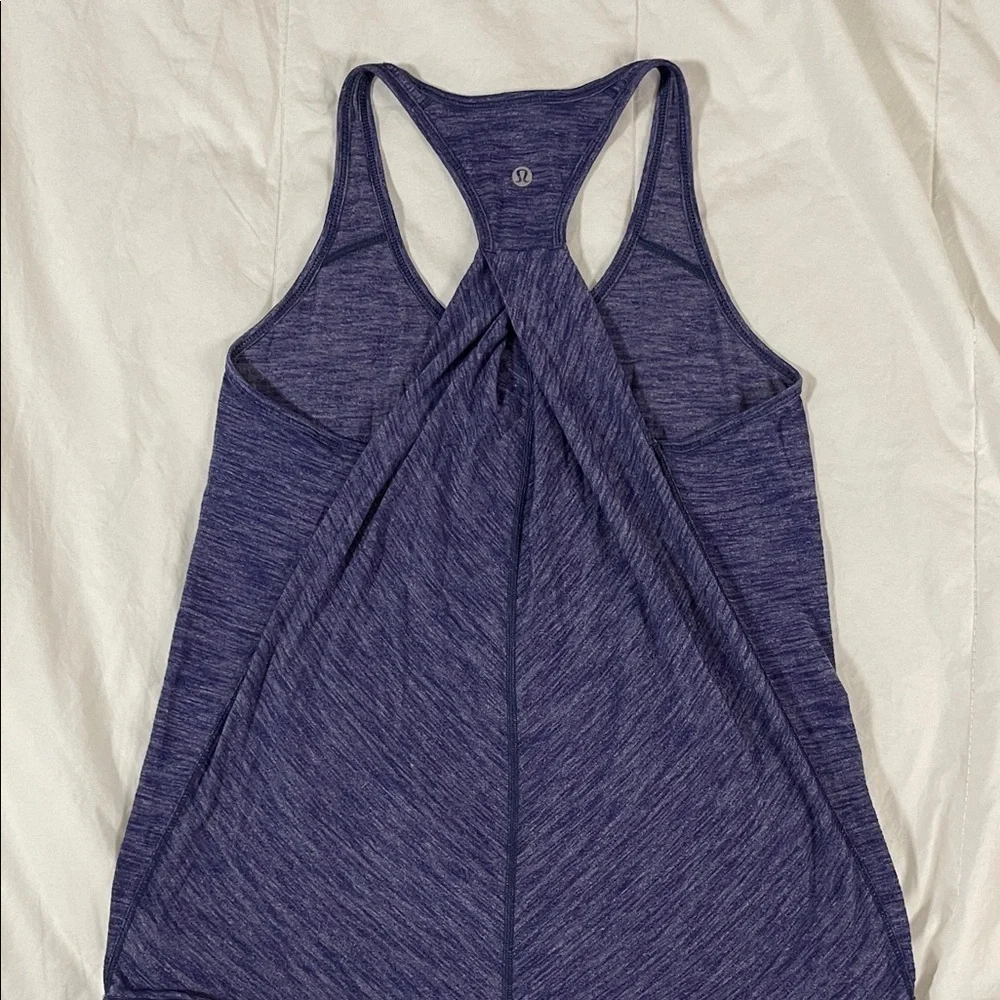 Lululemon Athletica Heathered Purple Tank Top